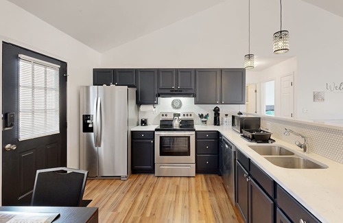 Salisbury Casa | Perfectly located home with deck, open layout, smart TVs, central AC, & W/D