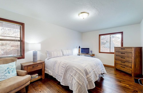 Crystal Bay Casa | Treetop hideaway in Incline/Crystal Bay with game room & lake-view loft & decks