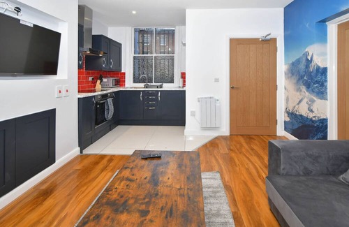 Burslem Apartamento | Stylish 2-bedroom apartment with TV,Wi-Fi and washer in Stoke-On-Trent.