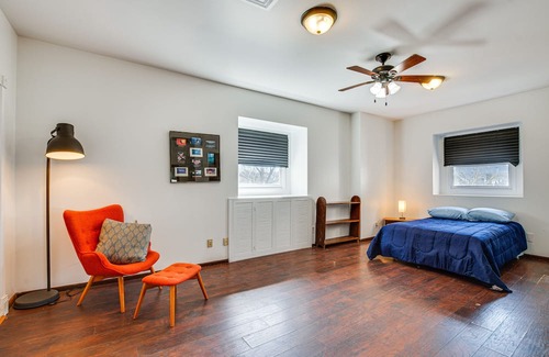 Wheeling Condominio | Historic Wheeling Condo w/ Fireplace Near Museums!