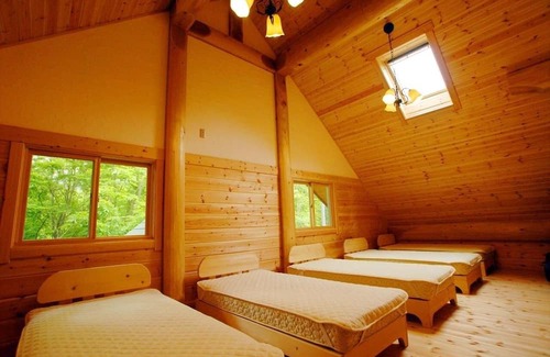 Kofu-cho Alquiler De RV | Special Log Cottage 15 people Jacuzzi openai / Maniwa City Okayama