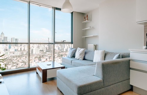 Atasehir Apartamento | Charming Residence with City View 4 min to Optimum