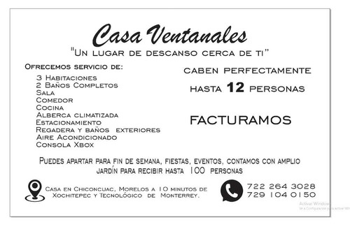 Chiconcuac Casa | <casa de descanso en Chiconcuc, morelos, a 10 minutos XOCHITEPEC