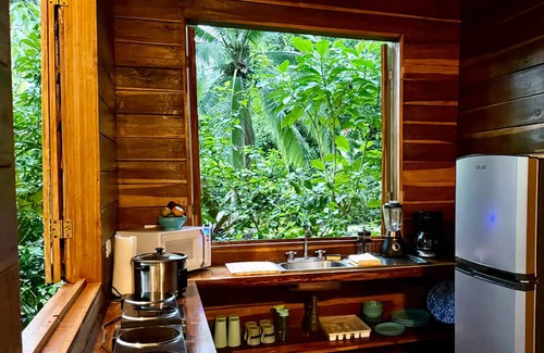 Puerto Viejo de Talamanca Cabina | Enjoy the sounds of nature in this tranquil home, only minutes to Puerto Viejo.