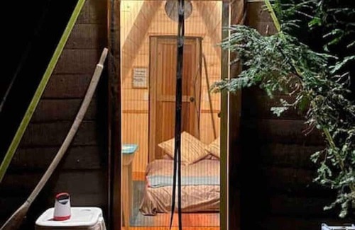Columbia Falls Casa | Mini A-Frame ‘glamping’/ creek/ fire pits/ etc