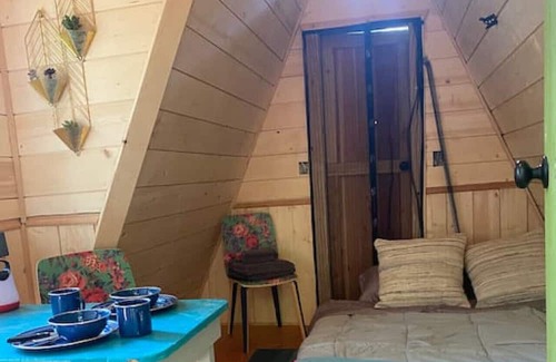 Columbia Falls Casa | Mini A-Frame ‘glamping’/ creek/ fire pits/ etc