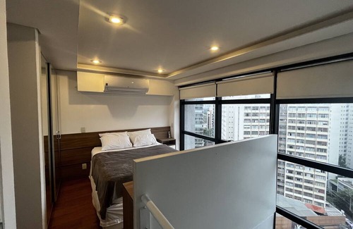 Itaim Bibi Apartamento | Flat Duplex com Serviço de Camareira ao Lado do Parque Ibirapuera