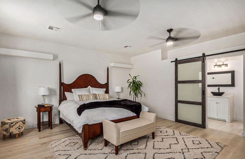 Maricopa Casa | Spacious desert charmer with a pool, covered patio, office, games, AC, and Wifi