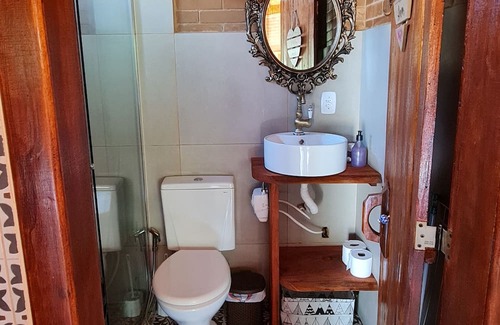 Divino de Sao Lourenco Cabina | Casa do Chapéu Cabana Estrela A 200 Metros das Cachoeiras