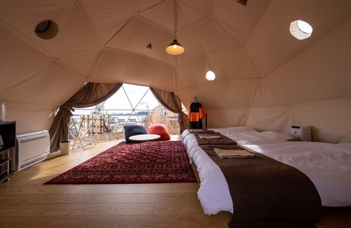 Nishi Ward Cabina | glamping dome / Hamamatsu Shizuoka