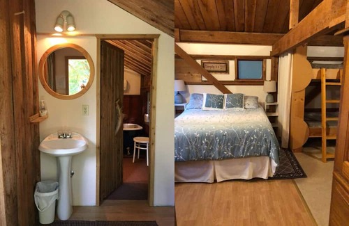 Bowen Island Cabina | 38 Acres of Rainforest! Charming Group Cabin on Tranquil Xenia Retreat Centre