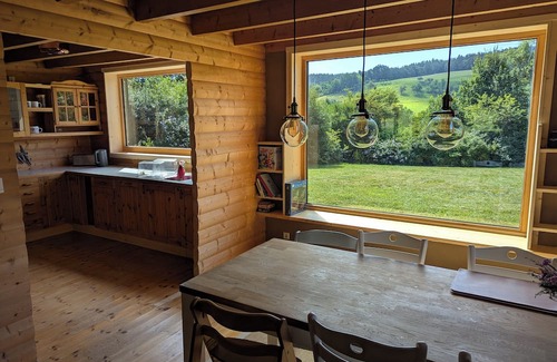 Lippersdorf-Erdmannsdorf Casa | Idyllic wooden house in the countryside