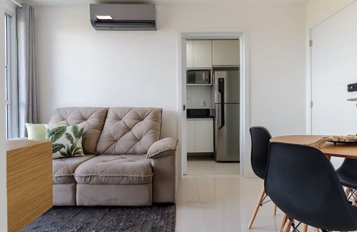 Jockey de Itaparica Apartamento | Partial Sea View 2BR/Ac Mall/Beach NOMDS