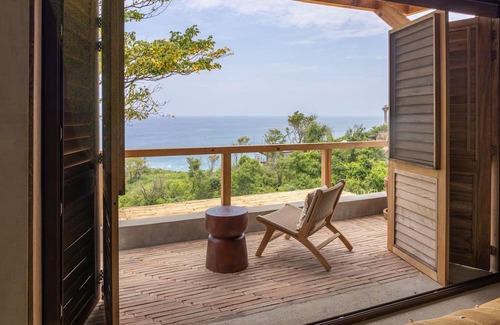 San Agustinillo Villa | Peaceful oceanview retreat with 2 king suites, private pool & lush gardens