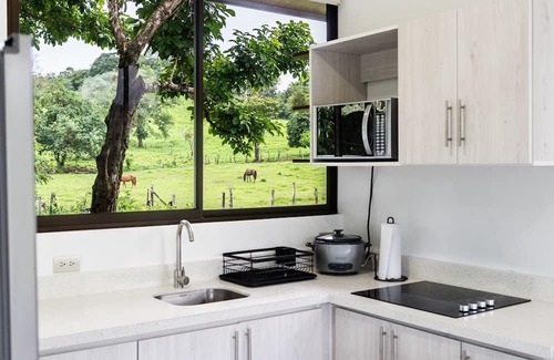 Bijagua Cabina | Cozy Lodge near Río Celeste with AC