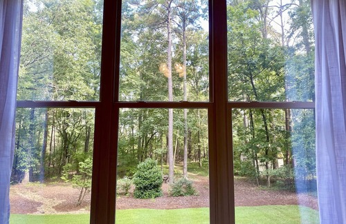 Senoia Casa | Privacy, view & location in one! Secret garden 4 bedroom Senoia home on 5 acres