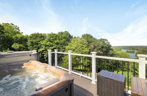 Millville Casa | Riverview Retreat - Pool, Hot Tub, and Mtn Views!