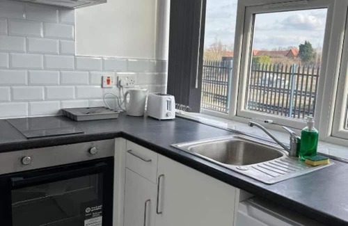 Scunthorpe Apartamento | Train Station Aparthotel - Free Wifi, Free Parking Deluxe Double Studio