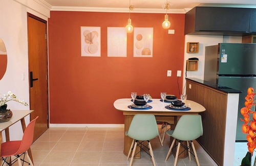 Manaira Apartamento | Spacious flat 1 block from Manaíra Beach and shopping malls, large balcony