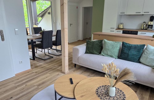 Wiesloch Apartamento | Beautiful 70 sqm newly built apartment with terrace in the countryside | 20 min to Heidelberg