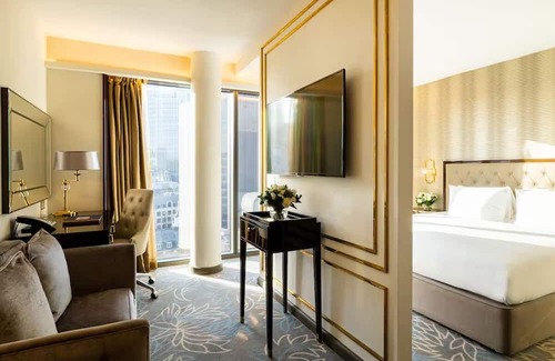 Portsoken Hotel | Spitel Fyeld Junior Suite at Hotel Saint—East End London Views!