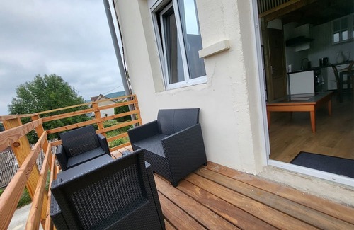 Le Trait Apartamento | Studio 5 - Duplex 45m2 with all comforts. 8m2 terrace with garden furniture.