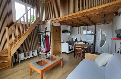 Le Trait Apartamento | Studio 5 - Duplex 45m2 with all comforts. 8m2 terrace with garden furniture.