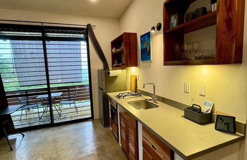Rivas Apartamento | Casita Pelicano is a sleek, surf studio in Playa Remanso with AC & an ocean view