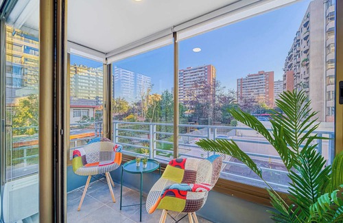 Santiago Apartamento | Urban Bloom 3D, Wifi y Estacionamiento