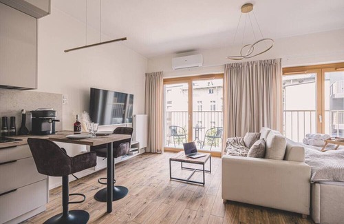 Bydgoszcz Apartamento | Nowy Port Studio – Steps from Mill Island