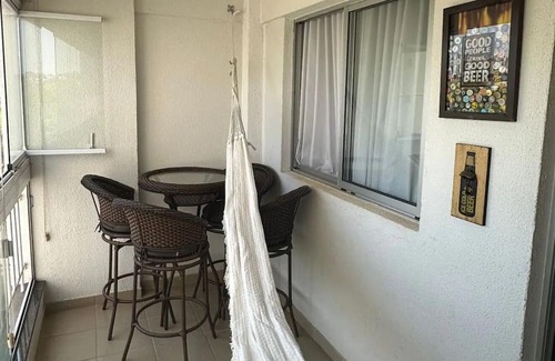 Goiania Apartamento | 2/4 apartment, facing Macambiras Park with fantastic sunset.