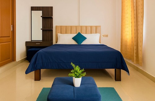 Mysore Apartamento | Cozy retreat 3-bedroom apartment in enchanting Mysuru with AC