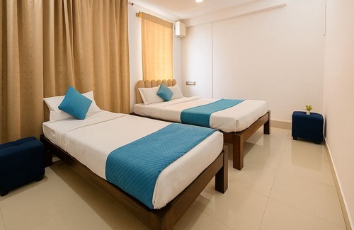 Mysore Apartamento | Cozy retreat 3-bedroom apartment in enchanting Mysuru with AC