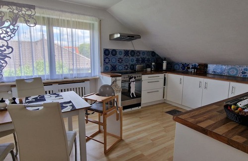 Wiesenbronn Apartamento | 105 m² of comfort with billiard table and large balcony. Pet friendly!