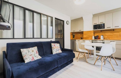 Flandres Apartamento | Cosy Apartment - 1BD for 4P - Canal de l'ourcq