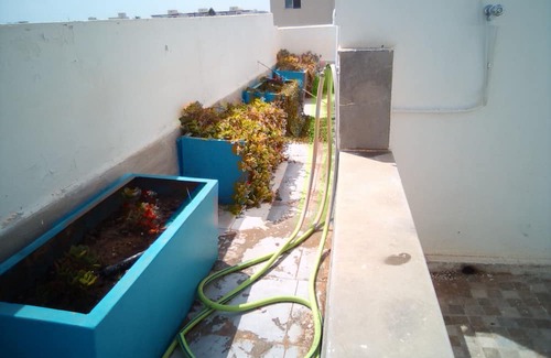 Hamma Apartamento | Studio with double terrace 70m2 sea view 100m from the beach very pleasant