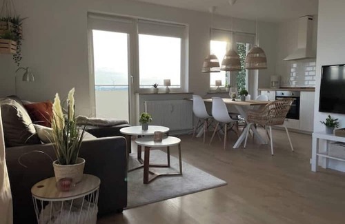 Mitte-Sud Apartamento | Weser-City-Panorama | 2Zi | 9OG | 5P | Mitte
