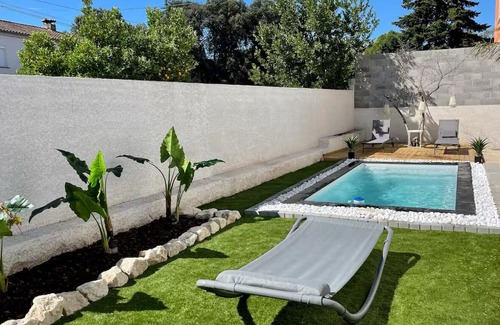 Boisseron Casa | Charming, QUIET ground floor villa with private pool