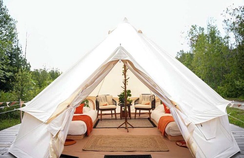 Miller Lake Casa | "Fox's Den" Glamping Tent