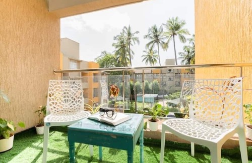 Anjuna Condominio | CherryCroft by Alpha Stays.2bhk Apartment Anjuna