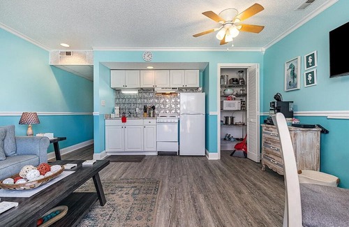 Little River Condominio | Cozy 1-bedroom condo with AC, WiFi in charming Little River
