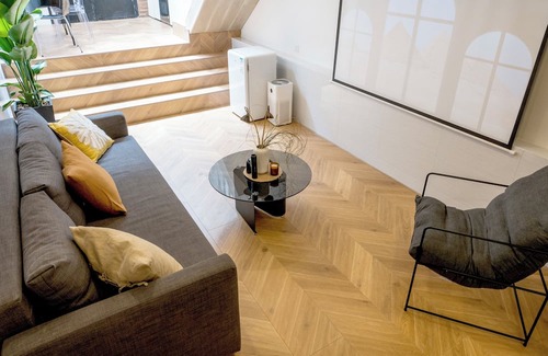Huaihai Road Commercial Area Apartamento | A bedroom with 2 beds, 3 kilometers from the Bund.Shanghai