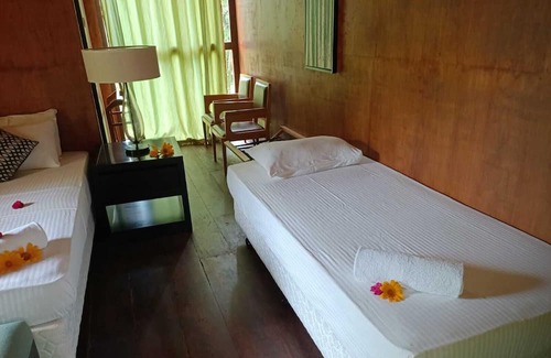 Sigiriya Complejo | Eco-friendly Eighth Wonder lodge bedroom resort with AC, Wi-Fi in Sigiriya