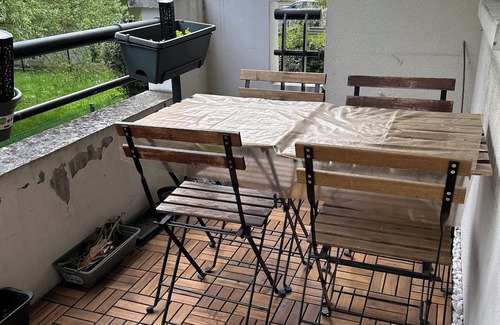 Mantes-la-Jolie Apartamento | Charming T2 on the edge of the Seine with terrace