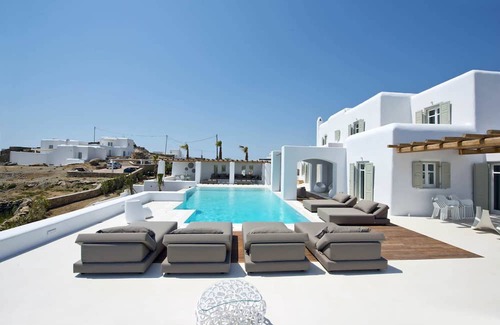 Tourlos Villa | Villa en Míkonos con 7 habitaciones, capacidad 14