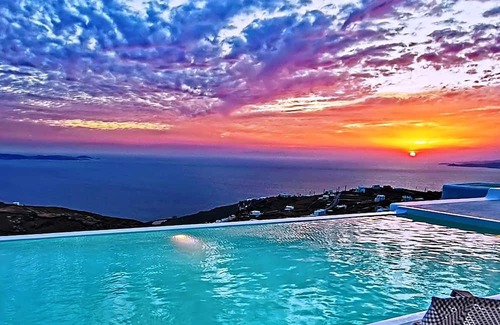 Faros Armenistis Villa | Villa en Míkonos con 9 habitaciones, capacidad 19