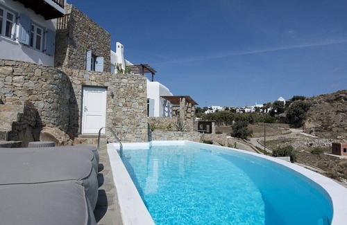 Psarou Villa | Villa en Míkonos con 3 habitaciones, capacidad 6