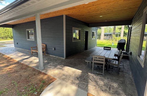 Shawano Casa | Charming new lake house with beautiful views. Pier for swimming and fishing.