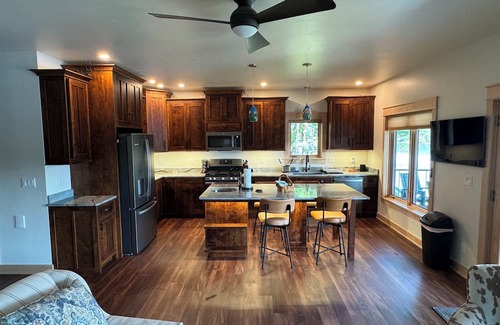 Shawano Casa | Charming new lake house with beautiful views. Pier for swimming and fishing.