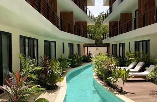Tulum Apartamento | Lujosa Suite con Alberca/Beach Club con Desayuno opcional